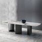 Sintered Stone Modern Rectangle Dining Table White Stone Top Dinette Table for Kitchen Clearhalo ' dining_table' 'Dining Tables & Seating' 'Dining Tables' 'furn' 'furn_dining_table' 'Furniture' 'furniture_dining_table' 'Kitchen & Dining Furniture' 'kitchen&dining_furn' 'kitchen' 'kitchen_dining_table' 1200x1200_e8a2cb68-04c7-4eb5-b4a5-b9e9ff41f60b
