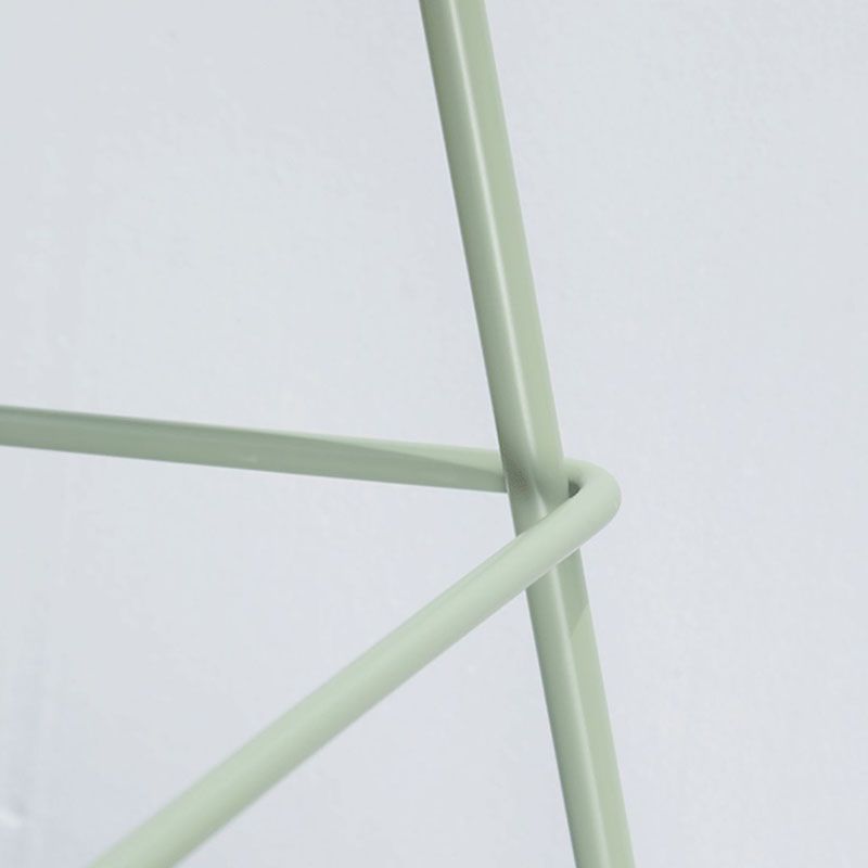 Nordic Metal Low Back Barstool Simple Indoor Tall Stool with Plastic Seat Clearhalo 'Bar Furniture' 'Bar Stools' 'bar_stools' 'furn' 'furn_bar_stools' 'furniture_bar_stools' 'Kitchen & Dining Furniture' 'kitchen&dining_furn' 'kitchen' 'kitchen_furn' Furniture' 1200x1200_e8a3e6c4-4535-4152-8f70-840a17f76d81