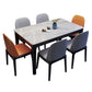 Rectangle Industrial Dining Table Two-Color Fixed Table with Sintered Stone Clearhalo ' dining_table' 'Dining Tables & Seating' 'Dining Tables' 'furn' 'furn_dining_table' 'Furniture' 'furniture_dining_table' 'Kitchen & Dining Furniture' 'kitchen&dining_furn' 'kitchen' 'kitchen_dining_table' 1200x1200_e8a47a2f-5417-491e-8fae-a0bca8cf2952