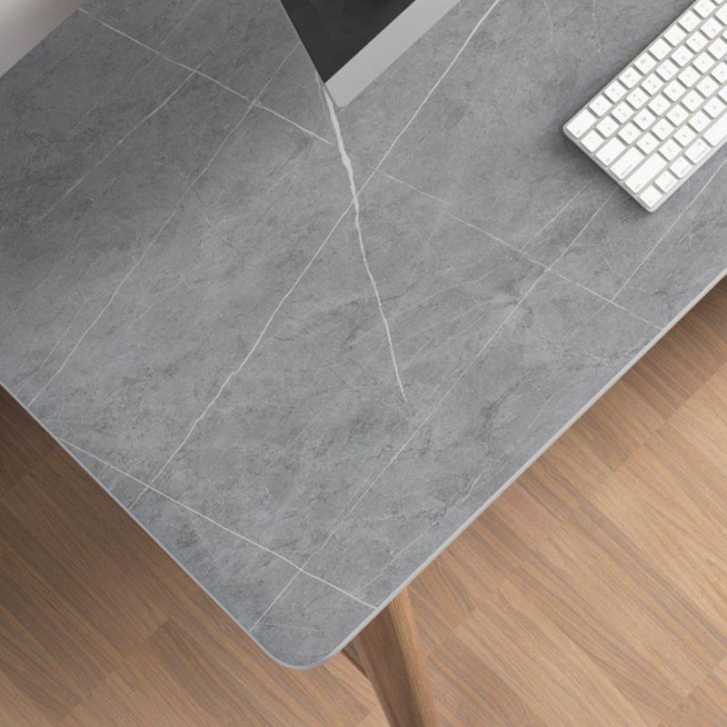 Escritorio de oficina de piedra contemporánea escritorio de madera para la oficina