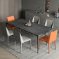 Modern Gray Dining Table Rectangle Sintered Stone Dining Table with 4 Legs Clearhalo ' dining_table' 'Dining Tables & Seating' 'Dining Tables' 'Furniture' 'furniture_dining_table' 'Kitchen & Dining Furniture' 'kitchen&dining_furn' 'kitchen' 'kitchen_dining_table' 1200x1200_e8a7ddd8-7d6d-44cd-8bb1-ae02b6bb7f2d