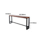 Modern Wood Bar Table with Rectangle Table Top Black Trestle Table with 42-inch Height Clearhalo 'Bar Furniture' 'Bar Tables' 'bar_tables' 'furn' 'furn_bar_tables' 'Furniture' 'furniture_bar_tables' 'Kitchen & Dining Furniture' 1200x1200_e8ab8dbe-da84-4df4-aa80-26daffa5d464