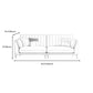 Stationary White Stain Resistant Living Room Pillow Top Arm Standard Settee Clearhalo 'furn' 'furn_sofas' 'Furniture' 'Living Room Furniture' 'Sofa' 'sofas' 1200x1200_e8ac63c0-1134-443a-9ded-f844b29c6401