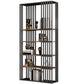 Black Color Modern Style Bookshelf Metal Bookcase for Home Use Clearhalo 'Bookcases' 'furn' 'furn_bookcases' 'Furniture' 'Office Furniture' 1200x1200_e8adba9d-b1c8-47c8-abcd-7a4620c3b4a0