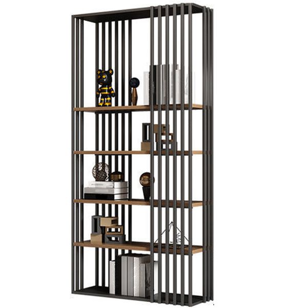 Black Color Modern Style Bookshelf Metal Bookcase for Home Use Clearhalo 'Bookcases' 'furn' 'furn_bookcases' 'Furniture' 'Office Furniture' 1200x1200_e8adba9d-b1c8-47c8-abcd-7a4620c3b4a0