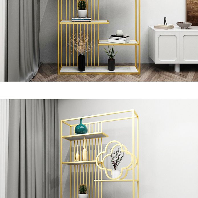 71"H Bookshelf Glam Style Open Back Bookcase for Home Office Study Room Clearhalo 'Bookcases' 'furn' 'furn_bookcases' 'Furniture' 'furniture_bookcases' 'kitchen' 'kitchen_bookcases' 'Living Room Furniture' 'Office Furniture' 1200x1200_e8afe5be-a8be-4ed6-9b01-1089d712cf1d