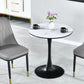 Round Shape Dining Table Simplicity Style Tulip Base Table for Dining Room Clearhalo ' dining_table' 'Dining Tables & Seating' 'Dining Tables' 'furn' 'furn_dining_table' 'Furniture' 'furniture_dining_table' 'Kitchen & Dining Furniture' 'kitchen&dining_furn' 'kitchen' 'kitchen_dining_table' 1200x1200_e8b13c33-b4d7-42b7-be4e-7a27a28e704d