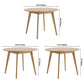 Solid Wood Tripod Base Dining Table Simplicity Style Round Dinette Table Clearhalo ' dining_table' 'Dining Tables & Seating' 'Dining Tables' 'furn' 'furn_dining_table' 'Furniture' 'furniture_dining_table' 'Kitchen & Dining Furniture' 'kitchen&dining_furn' 'kitchen' 'kitchen_dining_table' 1200x1200_e8b1e0f0-b08a-4f40-bc79-4ee02cc8e915