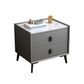 Modern Accent Table Nightstand Stone Nightstand with Drawers Clearhalo 'Bedroom Furniture' 'furn' 'furn_night_stand' 'Furniture' 'night_stand' 'Nightstands' 1200x1200_e8b490ef-2820-4629-a4a8-dcf19181f859