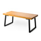 29 "H Industrieel Writing Desk rechthoekig vaste houten bureau