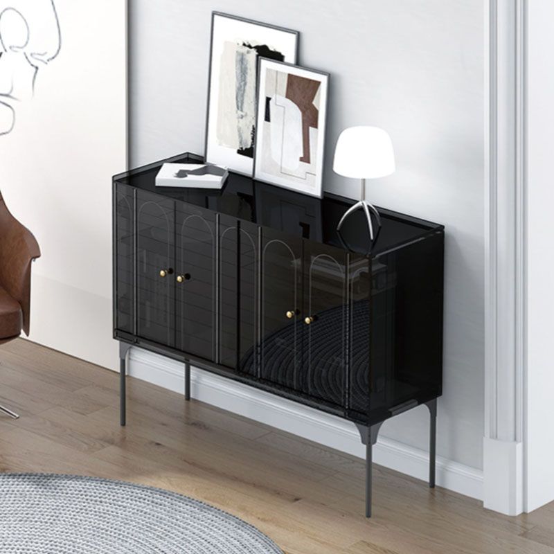 Servidor de plástico moderno de servidor de comedor con puertas para el comedor