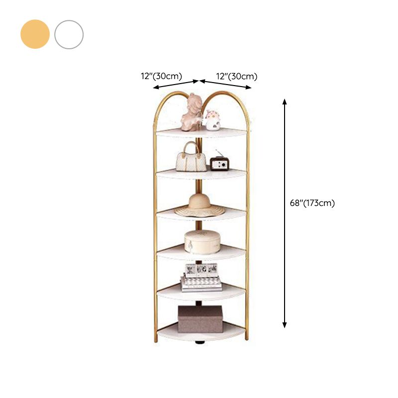 Modern Metal Shelf Bookcase Open Shelf Book Shelf for Living Room Clearhalo 'Bookcases' 'furn' 'furn_bookcases' 'Furniture' 'Office Furniture' 1200x1200_e8bca2dd-cbd8-4ade-8a60-425bba1e3e98