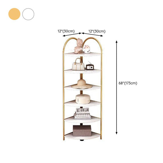 Modern Metal Shelf Bookcase Open Shelf Book Shelf for Living Room Clearhalo 'Bookcases' 'furn' 'furn_bookcases' 'Furniture' 'Office Furniture' 1200x1200_e8bca2dd-cbd8-4ade-8a60-425bba1e3e98