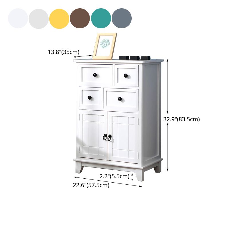 Moderno cassettiera in legno combo capezzale verticale con cassetti e porte