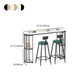 Light Luxury Oval Bar Table Stone Top Metal Pedestal Pub Table for Dining Room Clearhalo 'Bar Furniture' 'Bar Tables' 'bar_tables' 'Furniture' 'furniture_bar_tables' 'Kitchen & Dining Furniture' 1200x1200_e8c34470-c0df-4aec-bdeb-148f662efbbc