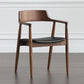 Contemporary Dining Chair 20'' Wide Open Arm Chair with 4 Wood Legs for Home Clearhalo ' kitchen&dining_furn' 'Dining Chairs' 'Dining Tables & Seating' 'dining_chair' 'furn' 'furn_dining_chair' 'Furniture' 'furniture_dining_chair' 'Kitchen & Dining Furniture' 'kitchen' 1200x1200_e8c5046f-63e3-473a-a828-25cad8cf1437
