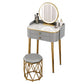15.74" Wide Makeup Vanity Desk Glam Vanity Tables with 2 Drawers