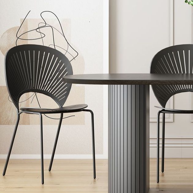 Minimalist Black Kitchen Dining Table Solid Wood Oval Shape Dining Table with Double Pedestal Bases Clearhalo ' dining_table' 'Dining Tables & Seating' 'Dining Tables' 'furn' 'furn_dining_table' 'Furniture' 'furniture_dining_table' 'Kitchen & Dining Furniture' 'Kitchen Furniture' 'kitchen&dining_furn' 'kitchen' 'kitchen_dining_table' 1200x1200_e8c5b2a4-0e1b-451e-a7bc-f7b031545a26