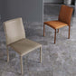 Minimalist Style Armless Solid Back Dining Side Chairs Leather Dining Side Chair Clearhalo 'Dining Chairs' 'Dining Tables & Seating' 'dining_chair' 'furn' 'furn_dining_chair' 'Furniture' 'furniture_dining_chair' 'Kitchen & Dining Furniture' 1200x1200_e8c6de14-4768-4493-a902-237f81238089