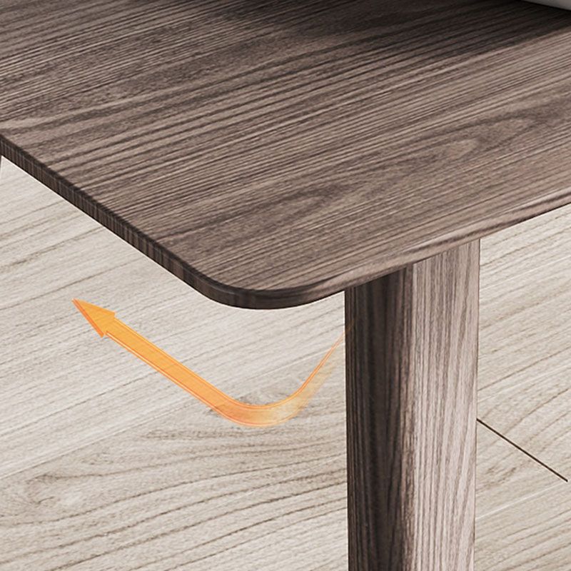 Base de bureau à bois massif Parsons Base 29.53 "Bureau d'écriture de haut