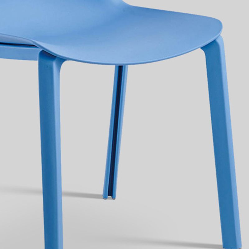Sedia laterale impilamento in casa sedia da pranzo in plastica interna