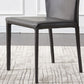 Modern Style Leather Armless Dining Chairs Metal Dining Chair for Home Use