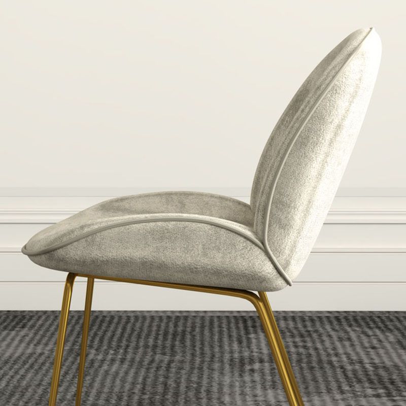 Nordic Style Fabric Dining Side Chair Armless Solid Back Chair for Home Use Clearhalo ' kitchen&dining_furn' 'Dining Chairs' 'Dining Tables & Seating' 'dining_chair' 'furn' 'furn_dining_chair' 'Furniture' 'furniture_dining_chair' 'Kitchen & Dining Furniture' 'kitchen' 1200x1200_e8cc46e3-d599-4302-a0a4-8840e3492618