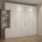 Contemporary Wooden Wardrobe Soft Close Drawer Wardrobe Closet for Bedroom