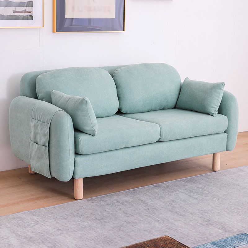 Scandinavian Loveseat with Two Pillow Back and Storage for Apartment Clearhalo 'Furniture' 'furniture_sofas' 'Living Room Furniture' 'Sofa' 'sofas' 1200x1200_e8ce6edc-c13f-48e1-a674-8404af08dfb0