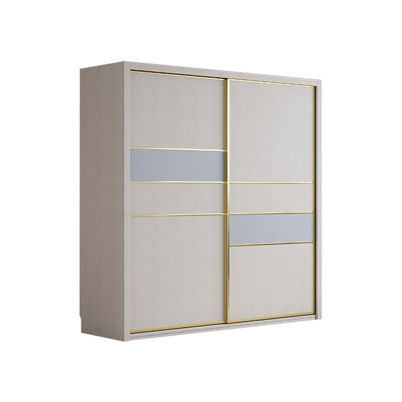 Sliding Wardrobe Closet with Shelves Contemporary Wardrobe Cabinet Clearhalo 'Armoires & Wardrobes' 'armoires_wardrobes' 'Bedroom Furniture' 'furn' 'furn_armoires_wardrobes' 'Furniture' 1200x1200_e8cf7d19-2431-4940-a9fc-2b90a66e9543