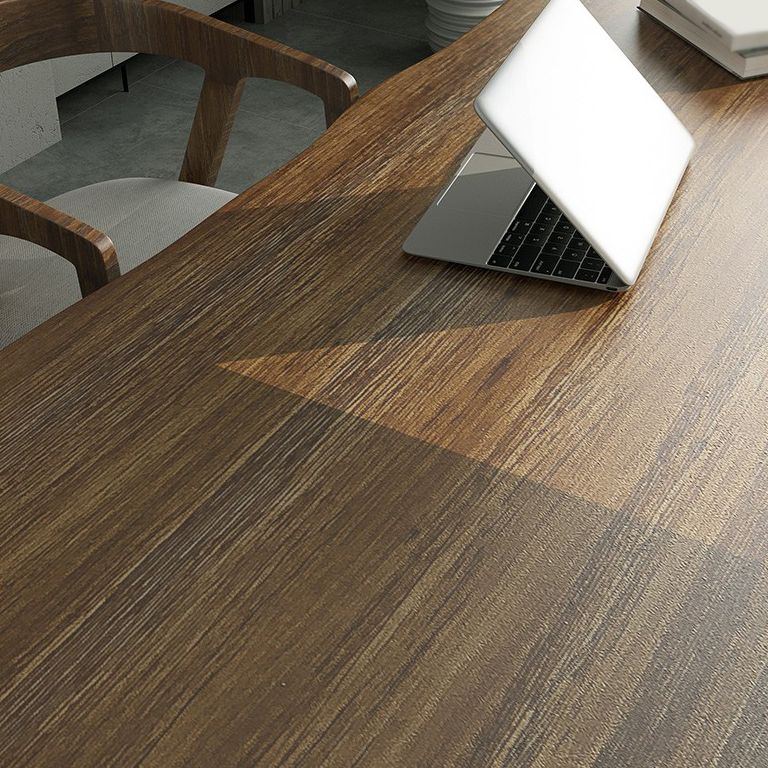 29.5 "H Contemporain Simple Wood Office Bureau Home Writing Desk avec base de traîneau