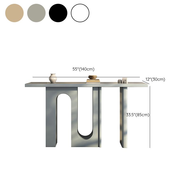 Artificial Wooden Console Accent Table with Rectangle Table for Hall