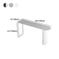 Modern Marble Bistro Table with Specialty Table Top Double Pedestal Table- 41.3" H Clearhalo 'Bar Furniture' 'Bar Tables' 'bar_tables' 'furn' 'furn_bar_tables' 'Furniture' 'furniture_bar_tables' 'Kitchen & Dining Furniture' 1200x1200_e8d4910a-99cb-4bfd-9f52-afbbf036f2d3