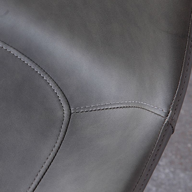 Metal Modern Dining Room Chair Metallic Finish Solid Back Dining Chair Clearhalo ' kitchen&dining_furn' 'Dining Chairs' 'Dining Tables & Seating' 'dining_chair' 'furn' 'furn_dining_chair' 'Furniture' 'furniture_dining_chair' 'Kitchen & Dining Furniture' 'kitchen' 1200x1200_e8d51bf9-53a5-4aa9-b973-4e9f7c63ac5e