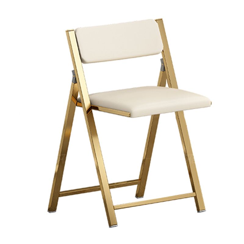 Moderne eetgelegenheid 1/3/7 pc's gesinterde stenen vouwtafel met gestoffeerde stoelen