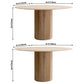 Round Wood Dining Table Modern Oak Table with Double Pedestal for Restaurant Clearhalo ' dining_table' 'Dining Tables & Seating' 'Dining Tables' 'furn' 'furn_dining_table' 'Furniture' 'furniture_dining_table' 'Kitchen & Dining Furniture' 'kitchen&dining_furn' 'kitchen' 'kitchen_dining_table' 1200x1200_e8d9bf6f-2311-4e3f-9544-63b5903d9917