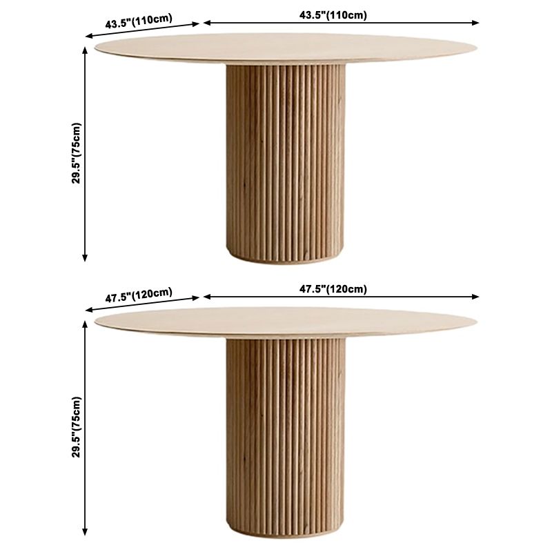 Round Wood Dining Table Modern Oak Table with Double Pedestal for Restaurant Clearhalo ' dining_table' 'Dining Tables & Seating' 'Dining Tables' 'furn' 'furn_dining_table' 'Furniture' 'furniture_dining_table' 'Kitchen & Dining Furniture' 'kitchen&dining_furn' 'kitchen' 'kitchen_dining_table' 1200x1200_e8d9bf6f-2311-4e3f-9544-63b5903d9917
