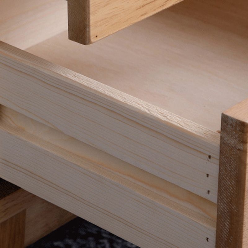 Gabinete de cama de madera sólida Cedítica tradicional de cama para dormitorio
