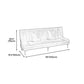 29.53" H Armless Sofa Bed with Tight Back Sofa for Living Room, Apartment Clearhalo 'furn' 'furn_sofas' 'Furniture' 'furniture_sofas' 'kitchen' 'kitchen_sofas' 'Living Room Furniture' 'Sofa' 'sofas' 1200x1200_e8deabe7-69aa-43c9-9d31-b5532dad3c18