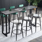 Industrial Bar Height Table Stone Top Bistro Table for Patio Use Clearhalo 'Bar Furniture' 'Bar Tables' 'bar_tables' 'furn' 'furn_bar_tables' 'Furniture' 'Kitchen & Dining Furniture' 1200x1200_e8e29f37-52b4-4ee1-bf17-5d867017836a