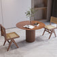 Solid Wood Home Dining Table Modern Round Dining Room Table with Pedestal Base Clearhalo 'Dining Tables & Seating' 'Dining Tables' 'dining_table' 'furn' 'furn_dining_table' 'Furniture' 'Kitchen & Dining Furniture' 1200x1200_e8e30a53-897c-4441-b3a0-5a01c6fc87fb
