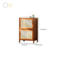 Industrial Rectangle Cabinet Glass Scratch Resistant Storage Cabinet Clearhalo 'Cabinets & Chests' 'cabinets_chests' 'furn' 'furn_cabinets_chests' 'Furniture' 'Living Room Furniture' 1200x1200_e8e50c90-161e-48e0-beee-757c6a25d7ed