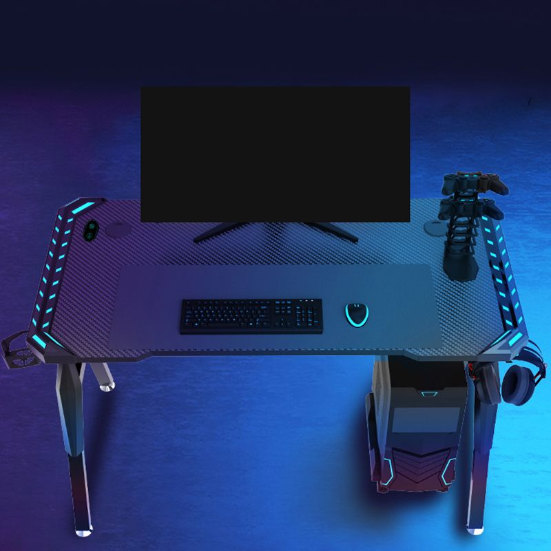 Modern Style Computer Desk Free Form Gaming Desk with 4 Legs Clearhalo 'furn' 'furn_office_desk' 'Furniture' 'Office Desks' 'Office Furniture' 'office_desk' 1200x1200_e8e7d8cf-cb10-4340-b977-c5df9d1dcdc7