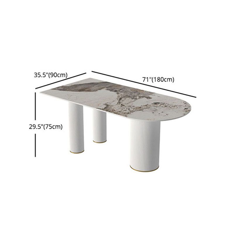 Designer Style 1/4/5 Pieces Dining Set Sintered Stone Dining Table Set Clearhalo 'Dining Room Sets' 'Dining Tables & Seating' 'dining_room_set' 'furn' 'furn_dining_room_set' 'Furniture' 'furniture_dining_room_set' 'Kitchen & Dining Furniture' 1200x1200_e8e9cb8d-af34-4bbd-9002-5113785f7fb4