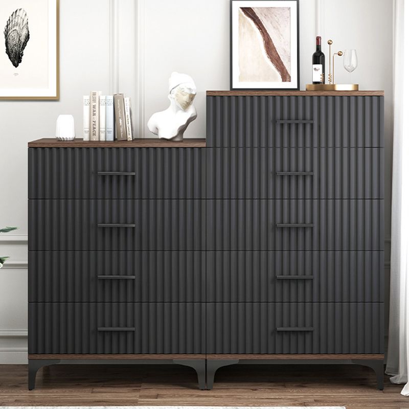 Cómoda cómoda de almacenamiento de madera para lencería contemporánea para el hogar