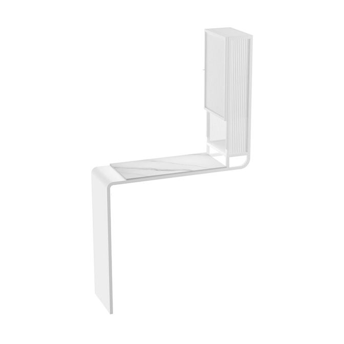 Glam Rectangle Bar Dining Table Stone Top and Metal Frame Bar Table Clearhalo 'Bar Furniture' 'Bar Tables' 'bar_tables' 'furn' 'furn_bar_tables' 'Furniture' 'Kitchen & Dining Furniture' 1200x1200_e8ec3f95-1822-4055-8a33-efdcdfb2479d
