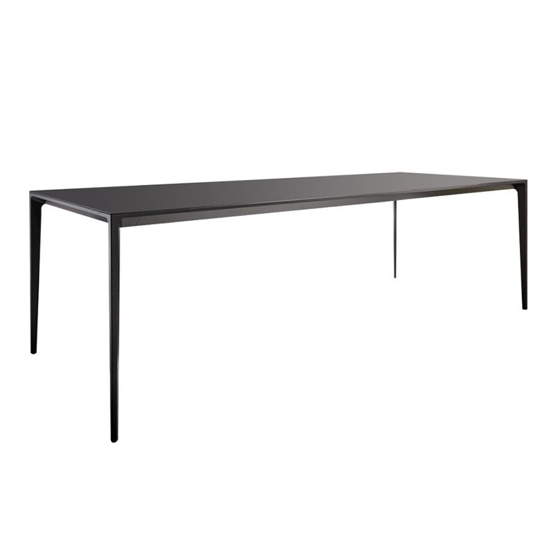 Sintered Stone Top Dining Table Rectangle Table in Grey with Metal Base and 4 Legs Clearhalo ' dining_table' 'Dining Tables & Seating' 'Dining Tables' 'furn' 'furn_dining_table' 'Furniture' 'furniture_dining_table' 'Kitchen & Dining Furniture' 'kitchen&dining_furn' 'kitchen' 'kitchen_dining_table' 1200x1200_e8ec47a6-4357-4faa-932c-67ab61ec83dc