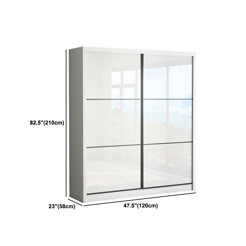 Weißer Holzgarderobe Schrank für zeitgenössische Lagerschrank