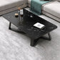 Cross Table Base Design Rectangular Faux Wood Table Ornate Style Coffee Table Clearhalo 'Coffee & Accent Tables' 'Coffee Tables' 'coffee_tables' 'furn' 'furn_coffee_tables' 'Furniture' 'Living Room Furniture' 1200x1200_e8ecbf72-ee16-498a-a96a-5604e9aa6cea