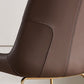 Glam Dining Room Chair Faux Leather Parsons Chair for Dining Room